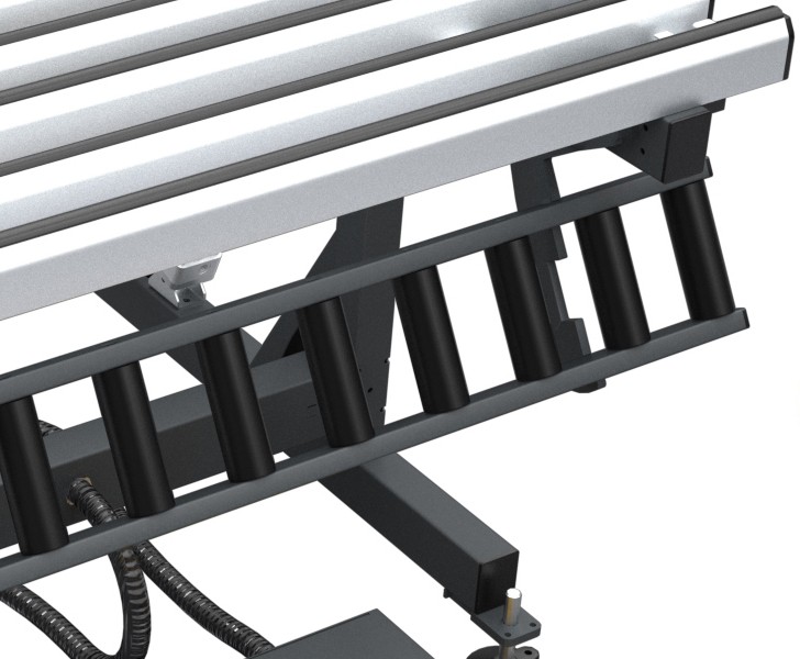 Manual assembly benches FIT T Door sliding roller conveyor Emmegi
